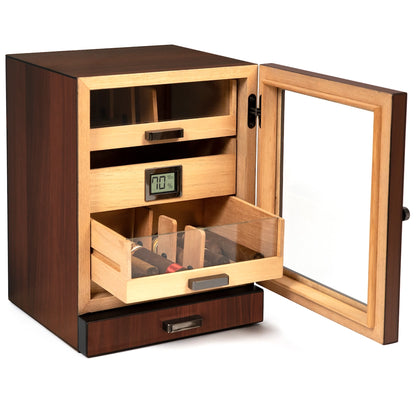 Luca Humidor Cabinet - Walnut
