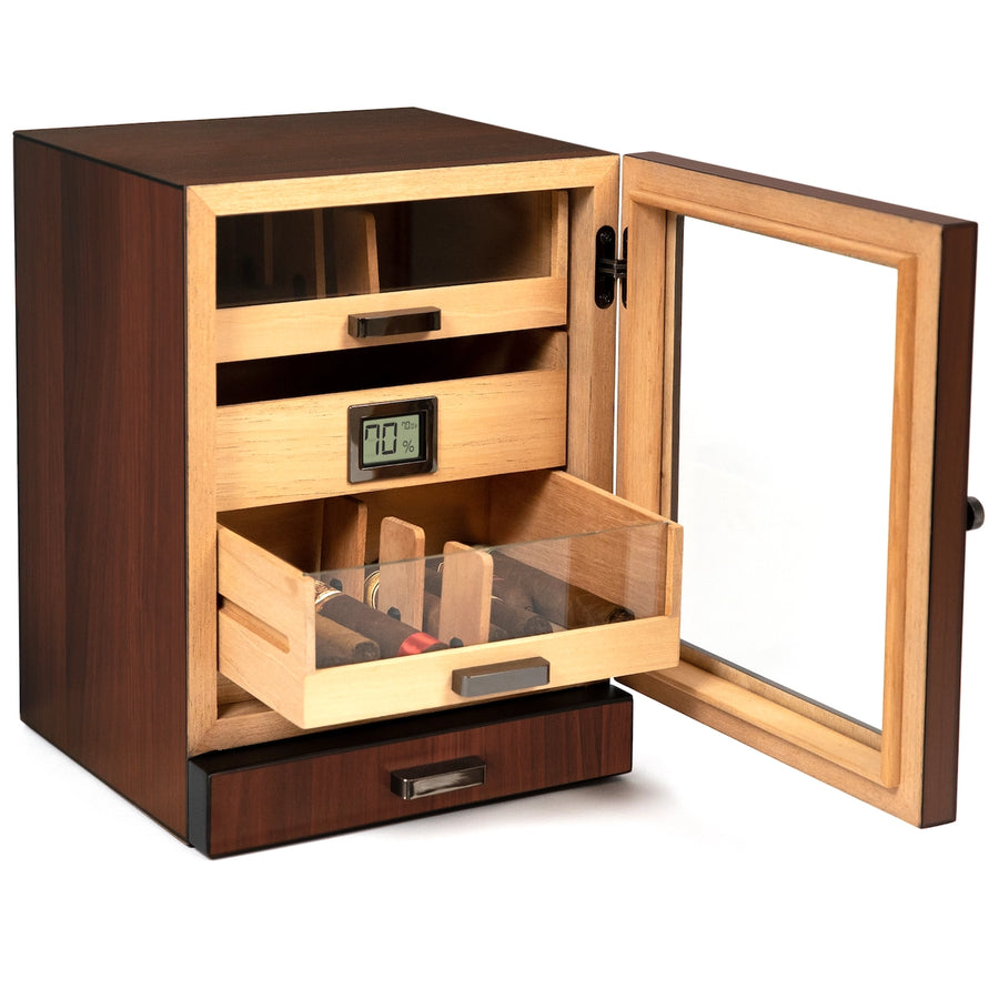 Luca Humidor Cabinet - Walnut