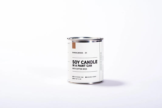 Paint Can Soy Candle - Sandalwood