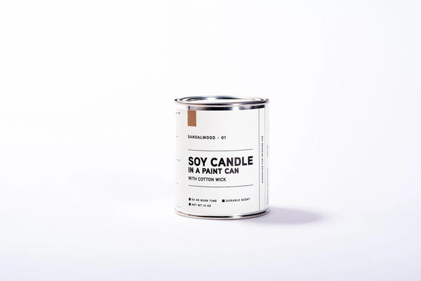Paint Can Soy Candle - Sandalwood