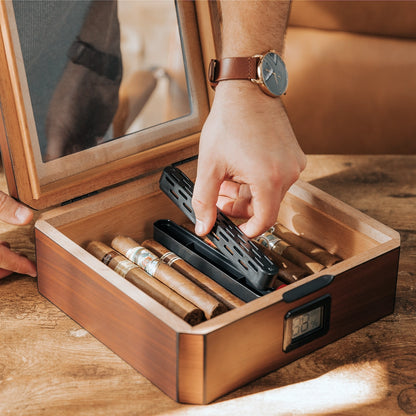 Mag Humidor - Walnut
