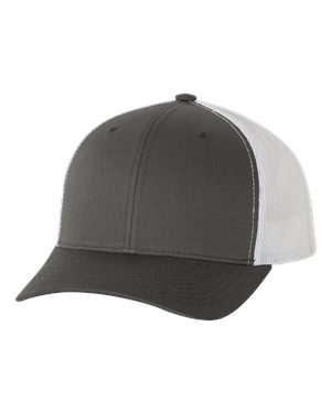 Charcoal/White FlexFit Trucker