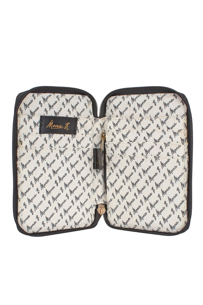 Up-Cycled Canvas Wristlet Wallet