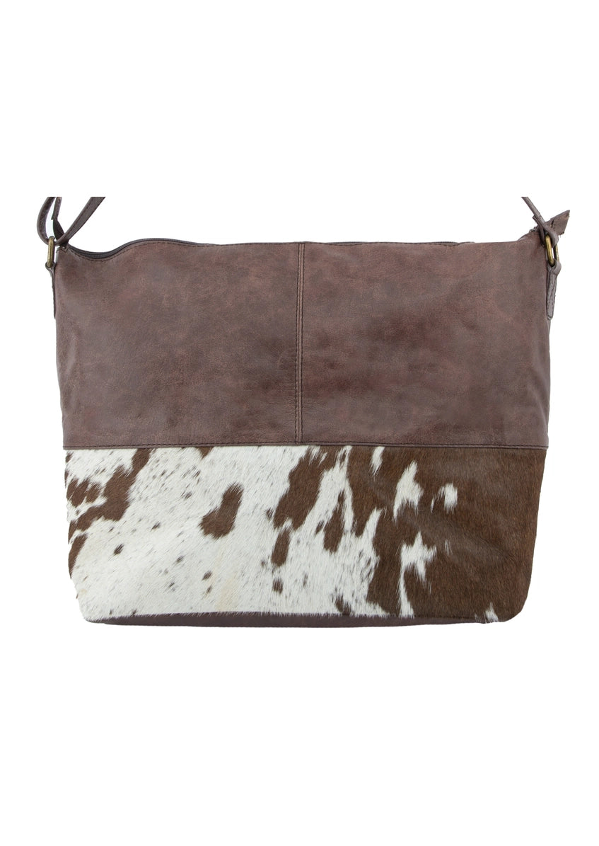 Esabella Tote – Hair-On Hide & Vegan Leather