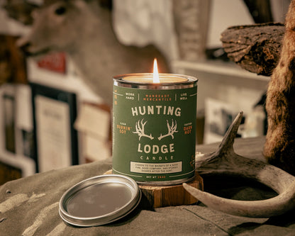 Hunting Lodge Candle + Throne Spray