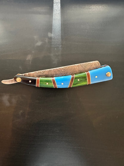 Damascus Straight Blade Razor