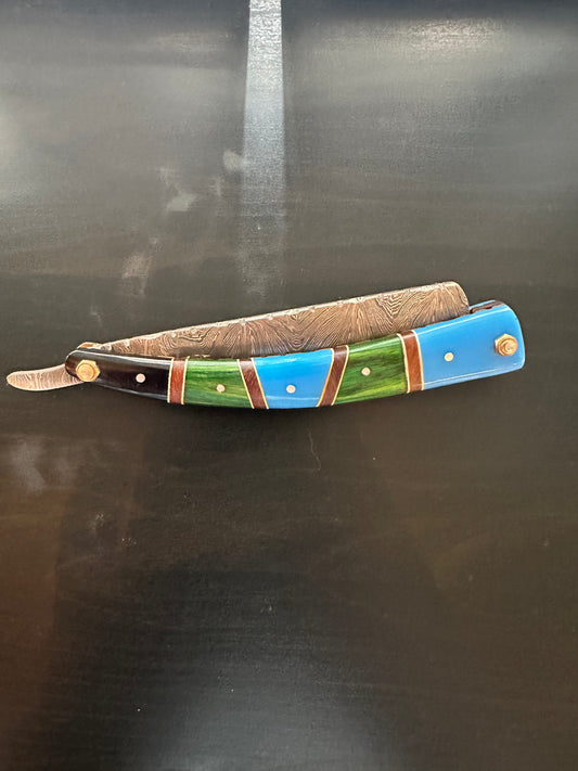 Damascus Straight Blade Razor