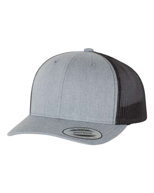 Heather Grey/Black Snap Back